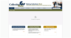 Desktop Screenshot of collectionworks.com